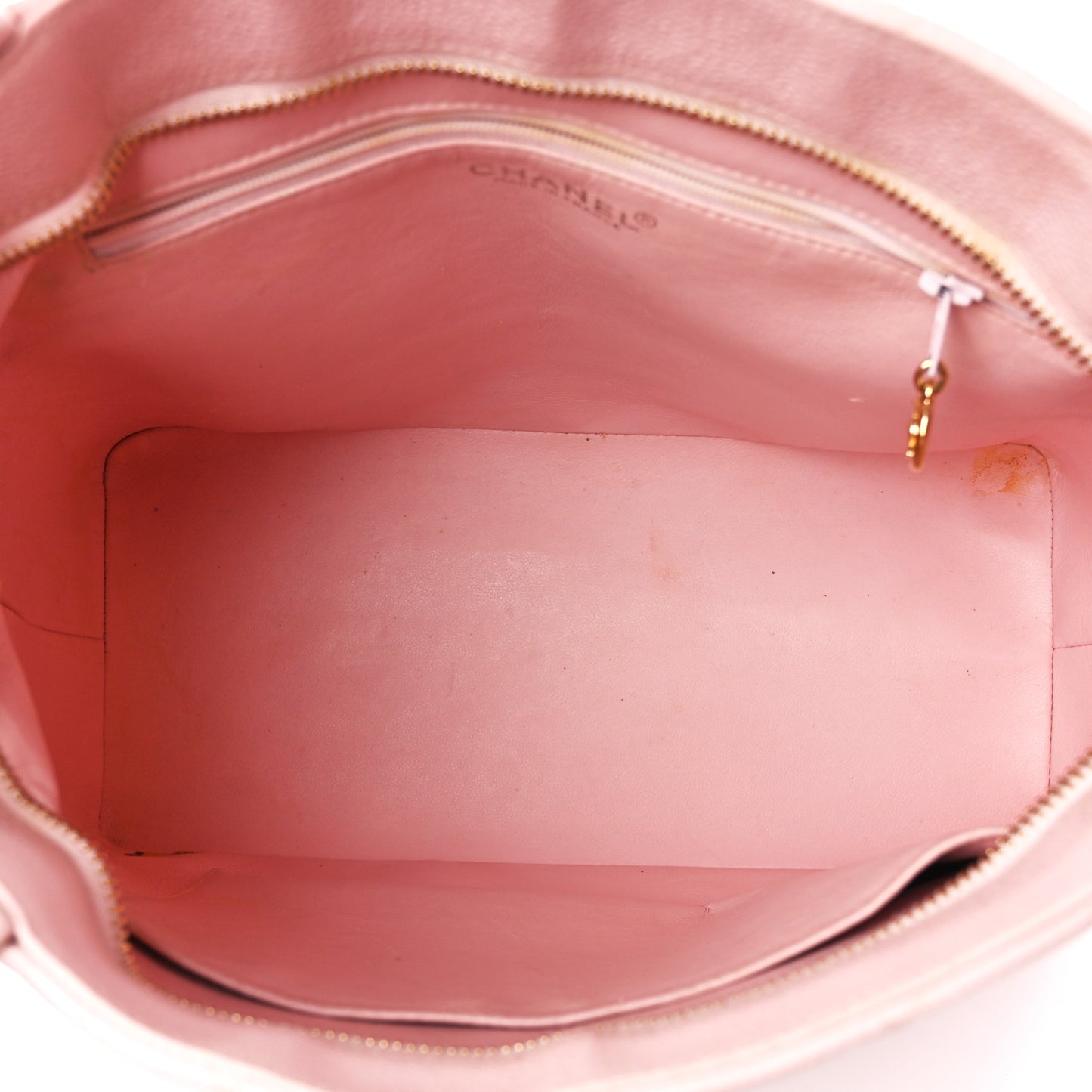 Caviar Quilted Medallion Tote Light Pink