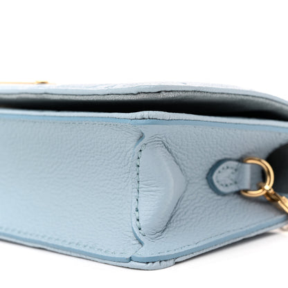 Louis Vuitton Monogram Lily Wallet On Chain Blue Hour 9 of 10