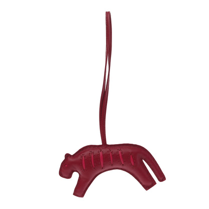 Hermes Milo Lambskin Rooroo Bag Charm Rouge H Rose Ete 1 of 4