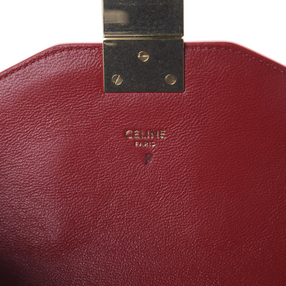Celine Shiny Calfskin Medium C Bag Red 7 of 7