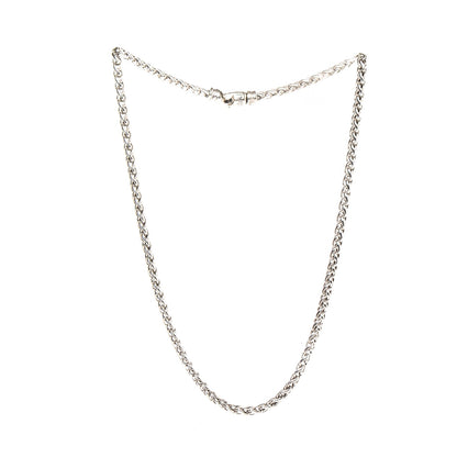David Yurman Sterling Silver 4mm Wheat Chain Necklace 3 of 5