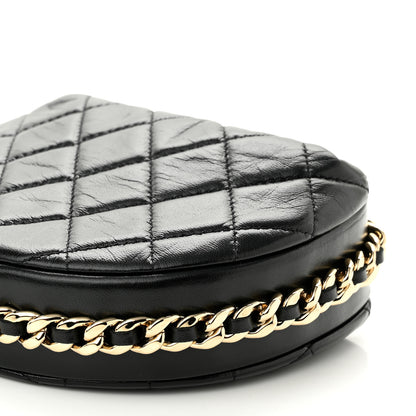 Chanel Quilted Chain Around Pouch Black 9 of 10