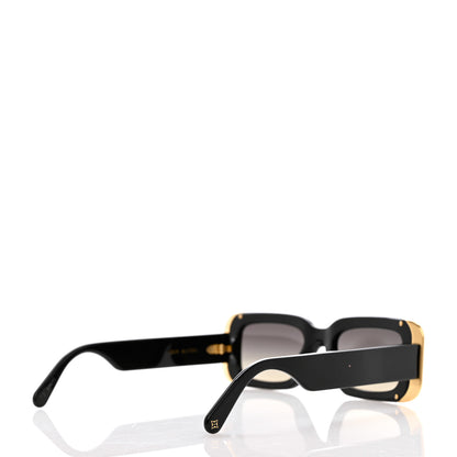 Louis Vuitton Acetate LV Moon Rectangle Sunglasses Z1653W Black 4 of 9