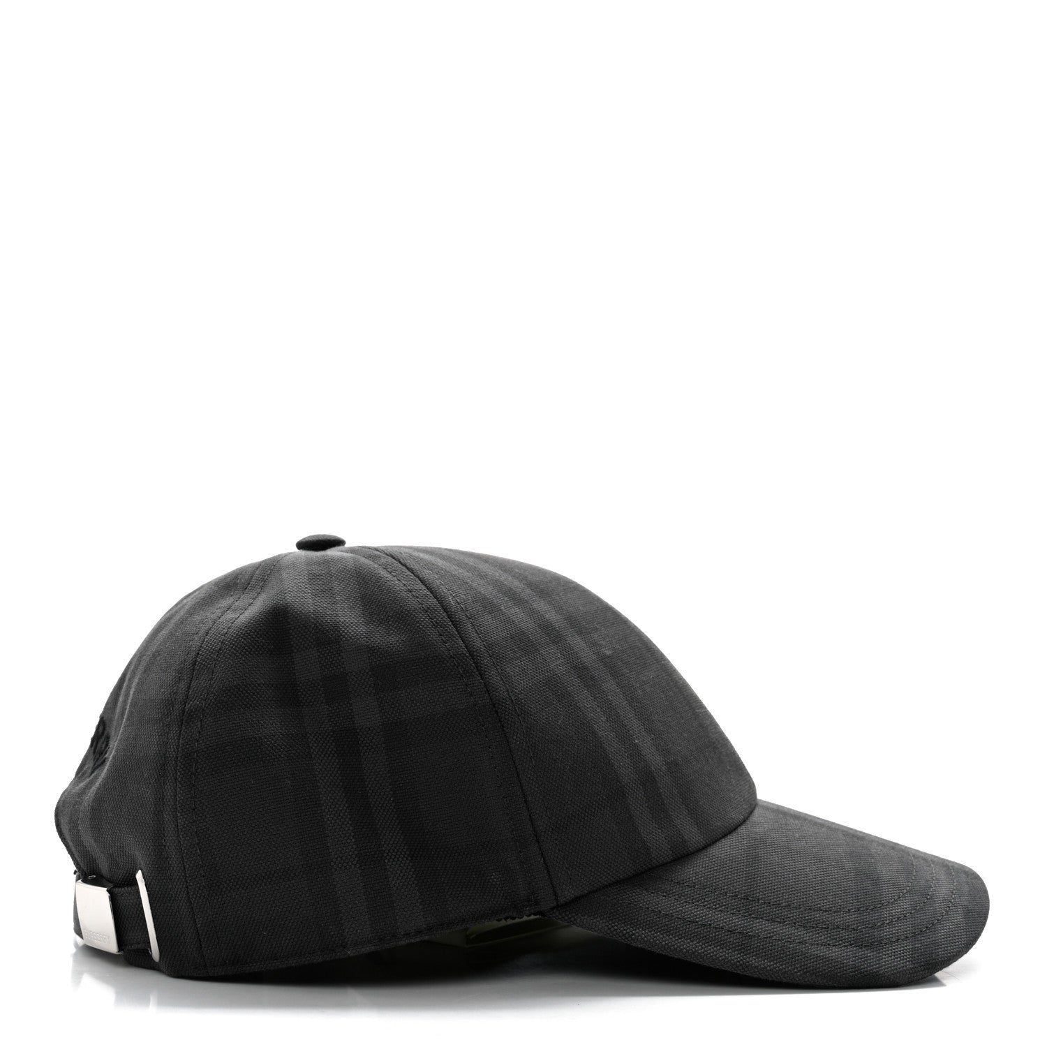 Burberry Cotton Check Baseball Hat L Charcoal 5 of 11