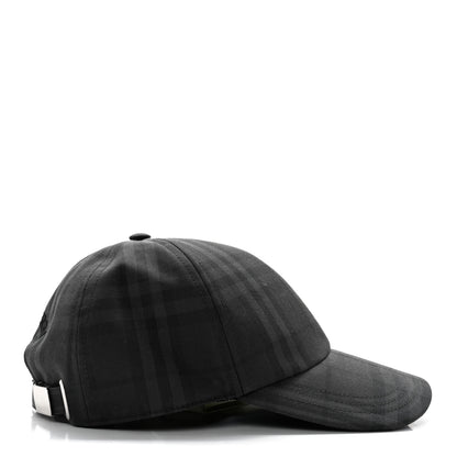 Burberry Cotton Check Baseball Hat L Charcoal 5 of 11