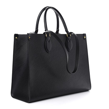 Louis Vuitton Epi Onthego MM Black 2 of 8