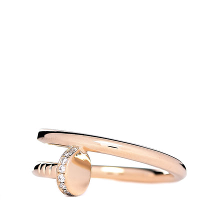 Cartier 18K Yellow Gold Diamond Juste Un Clou Ring 62 10 3 of 7