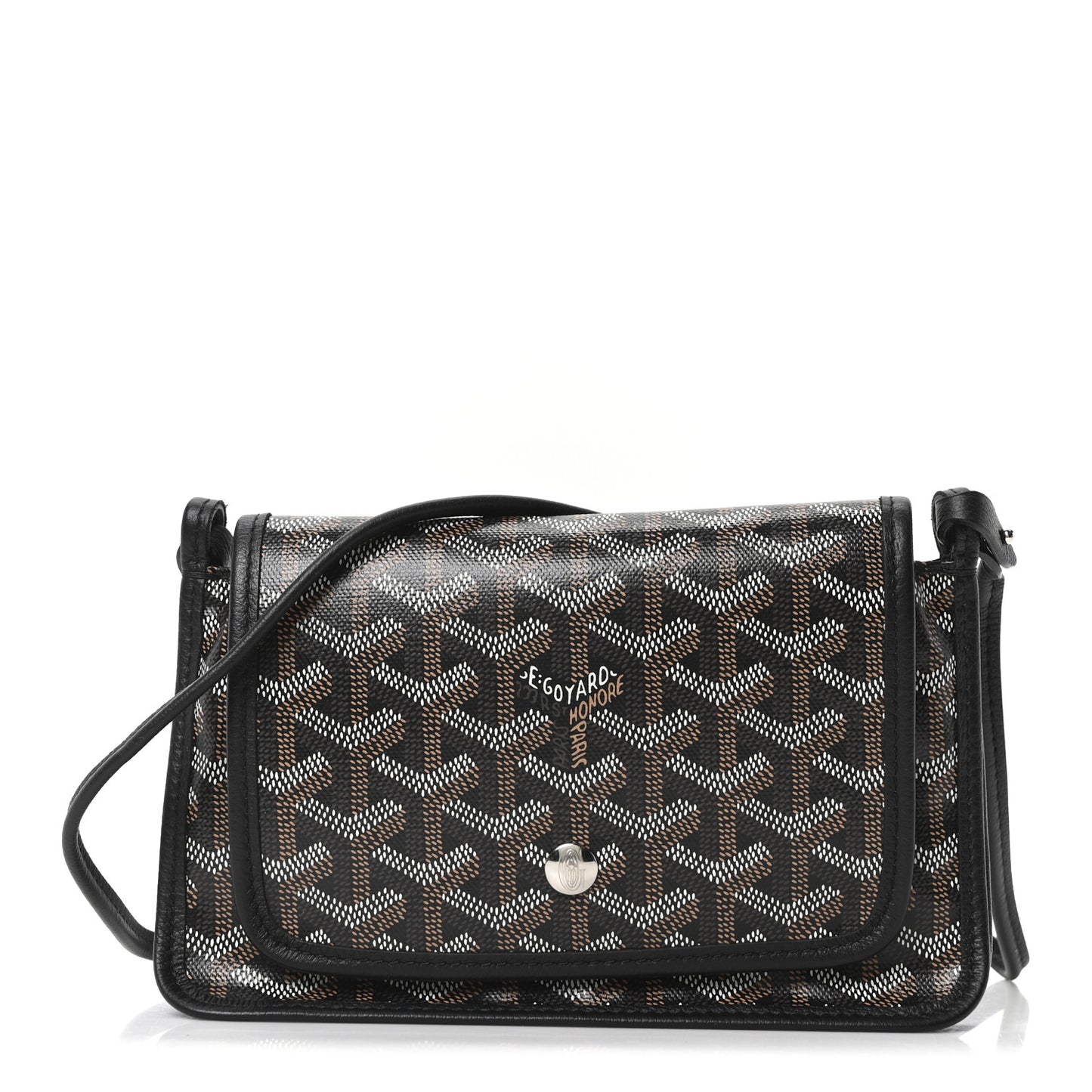 Goyardine Plumet Wallet Clutch Black