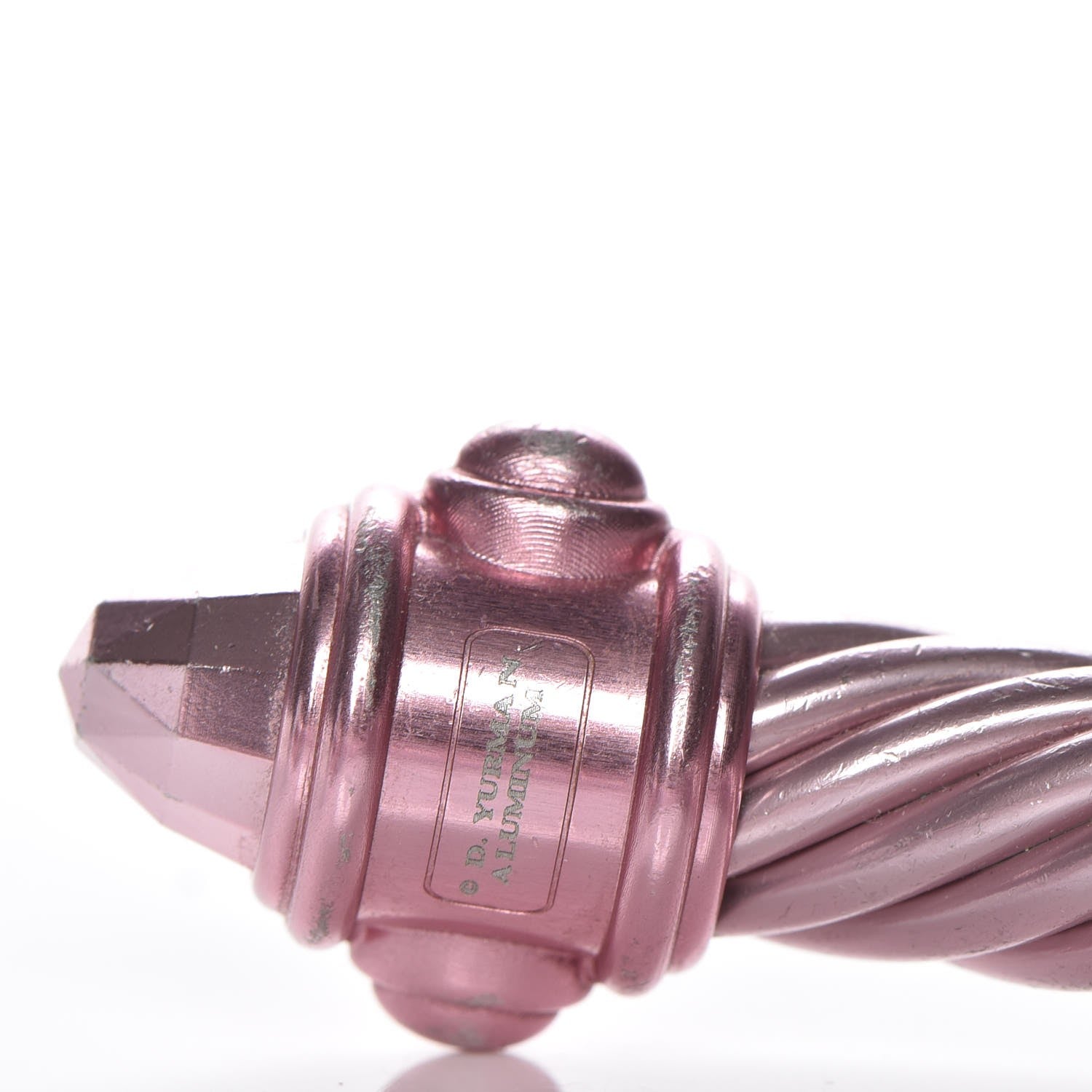 David Yurman Aluminum 10mm Renaissance Cable Bracelet Light Pink 4 of 5