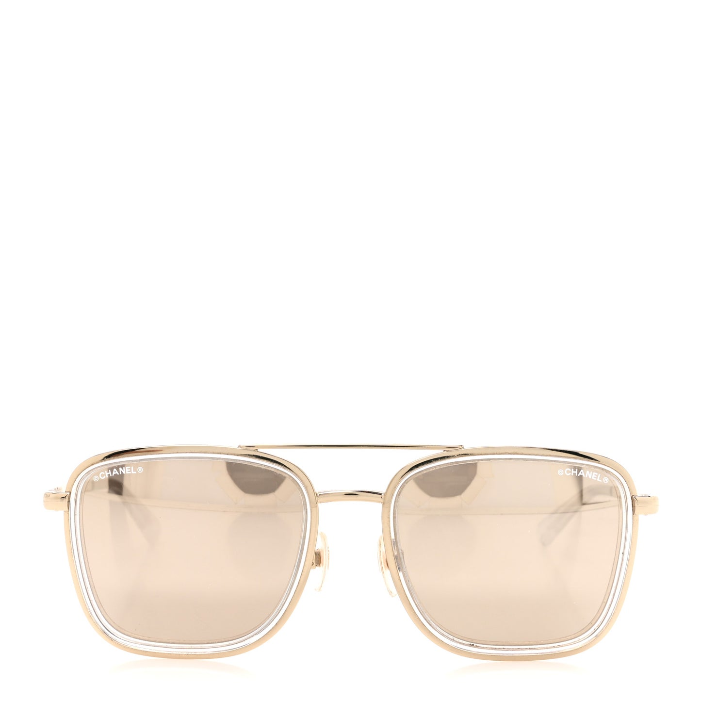 Metal Pilot Sunglasses 4241 Silver