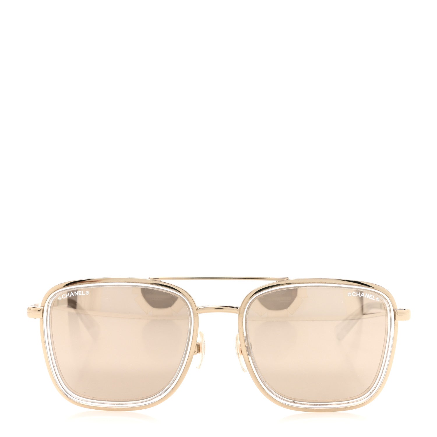 Chanel Metal Pilot Sunglasses 4241 Silver 2 of 8