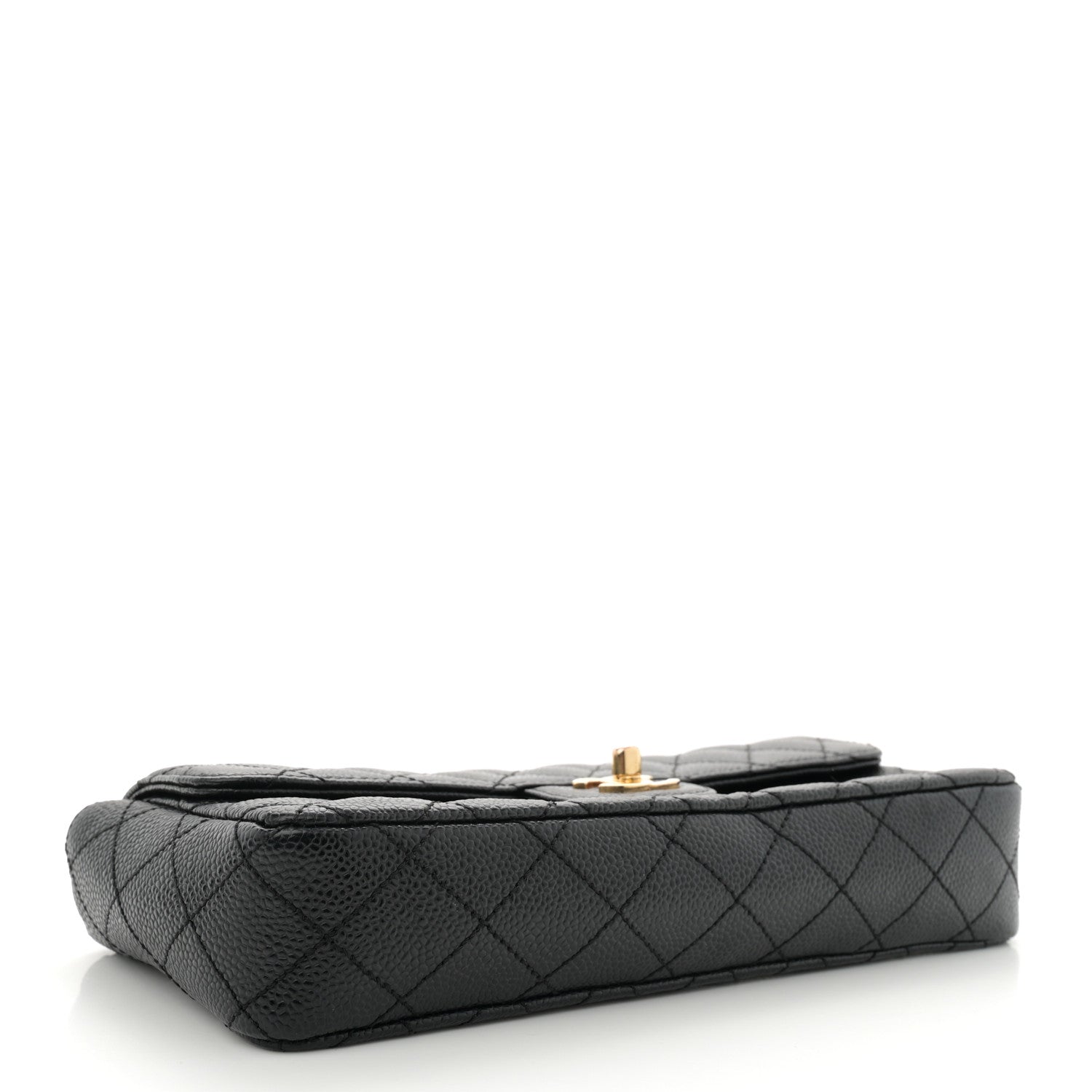 Chanel Caviar Quilted East West Flap Black 4 of 11