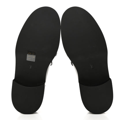 Louis Vuitton x Yayoi Kusama Academy Leather Loafers 39 Black 5 of 9