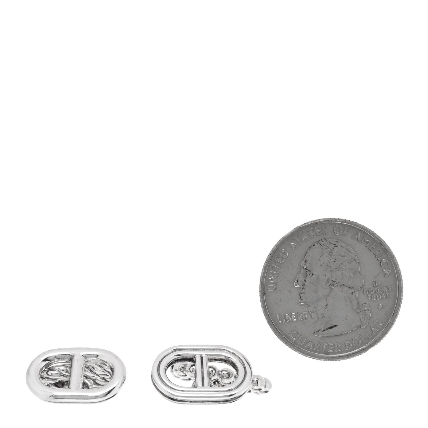 Sterling Silver Chaine d'Ancre Alea II Cufflinks