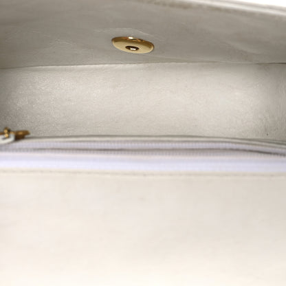 Chanel Lambskin Quilted Mini Square Flap White 5 of 18