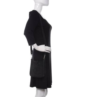 Hermes Taurillon Clemence Evelyne TPM Black 2 of 11
