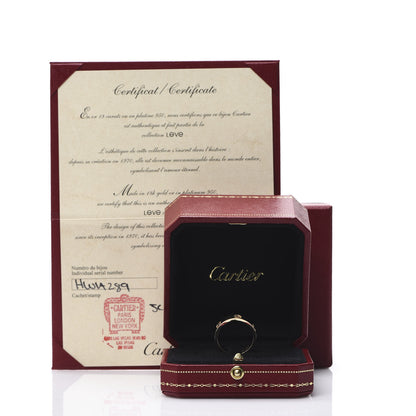 Cartier 18K Yellow Gold 5.5mm LOVE Ring 56 7.5 5 of 5
