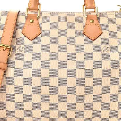 Louis Vuitton Damier Azur Speedy Bandouliere 30 8 of 12