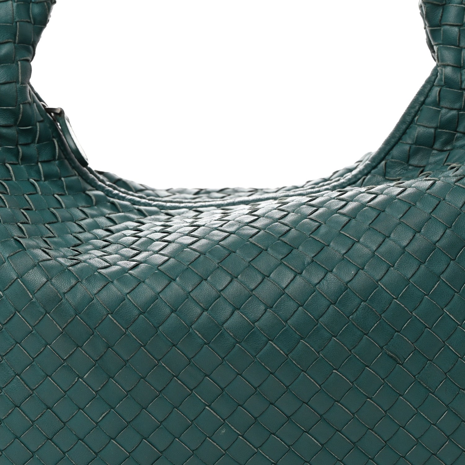 Bottega Veneta Nappa Intrecciato Large Veneta Hobo Teal 8 of 13