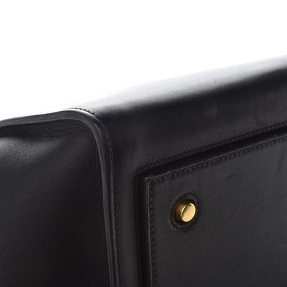 Celine Smooth Calfskin Large Bi-Color Tie Knot Tote Black Navy 14 of 20