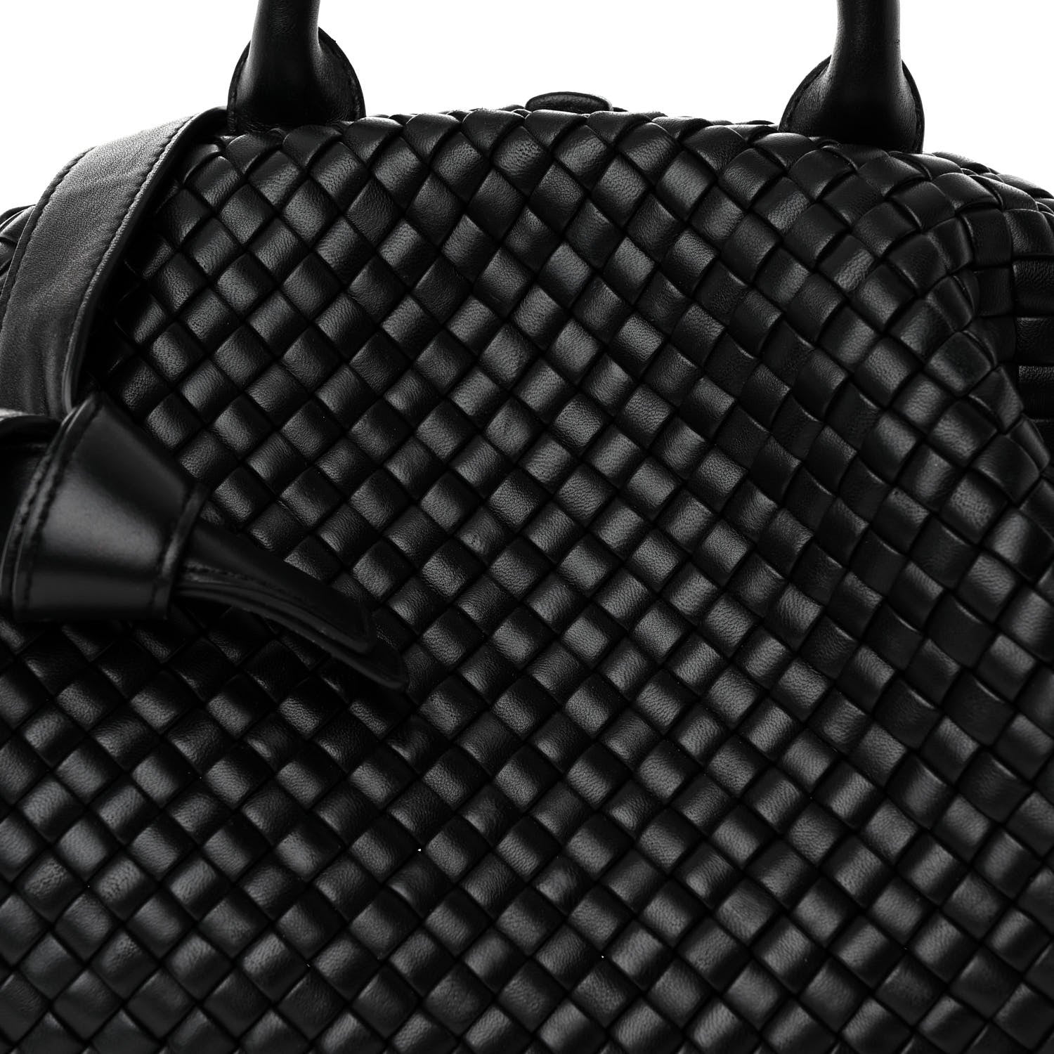 Bottega Veneta Nappa Intrecciato Medium Padded The Handle Tote Black 8 of 10