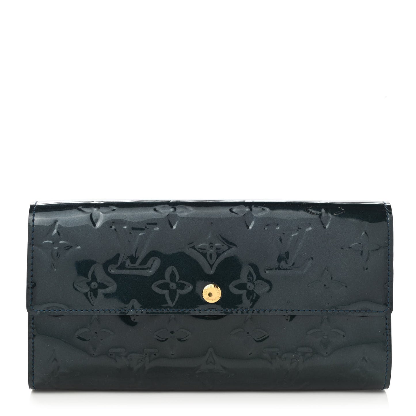Vernis Sarah Wallet Blue Nuit