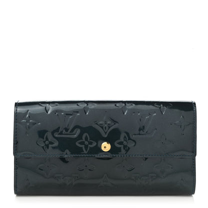 Louis Vuitton Vernis Sarah Wallet Blue Nuit 1 of 8