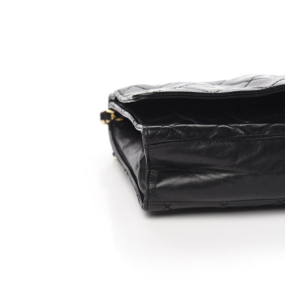 Chanel Lambskin Quilted Medium Single Flap Black 9 of 10