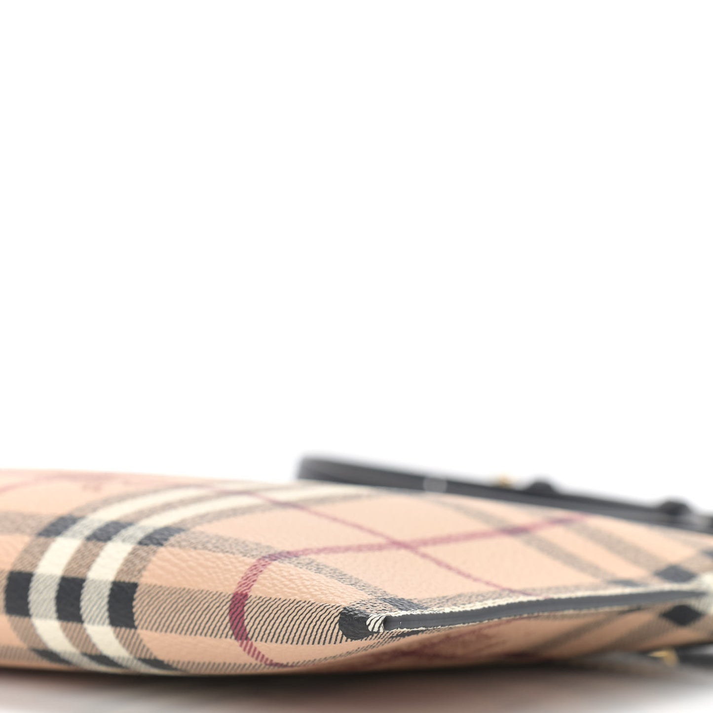 Haymarket Check Peyton Crossbody Clutch Bag Black