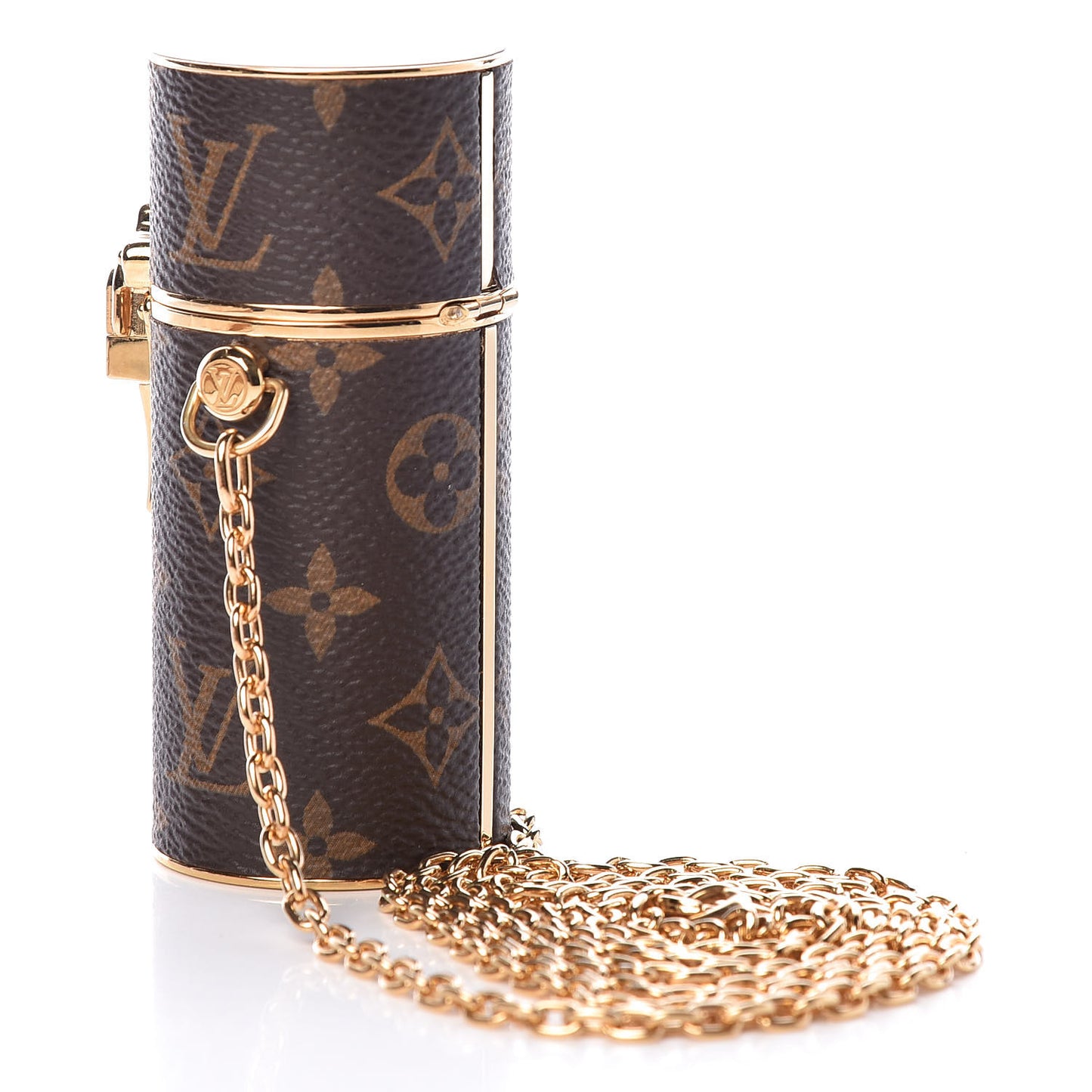 Monogram Chain Lipstick Case