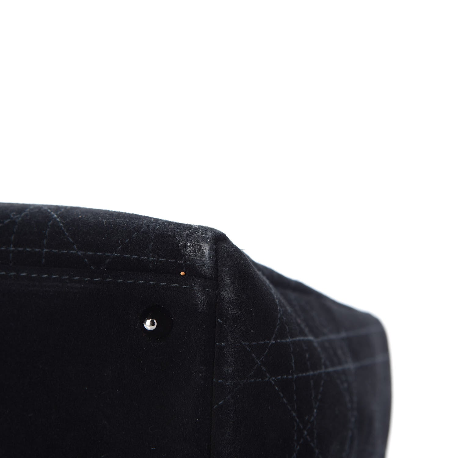 Christian Dior Suede Cannage Medium Lady Dior Black 11 of 12