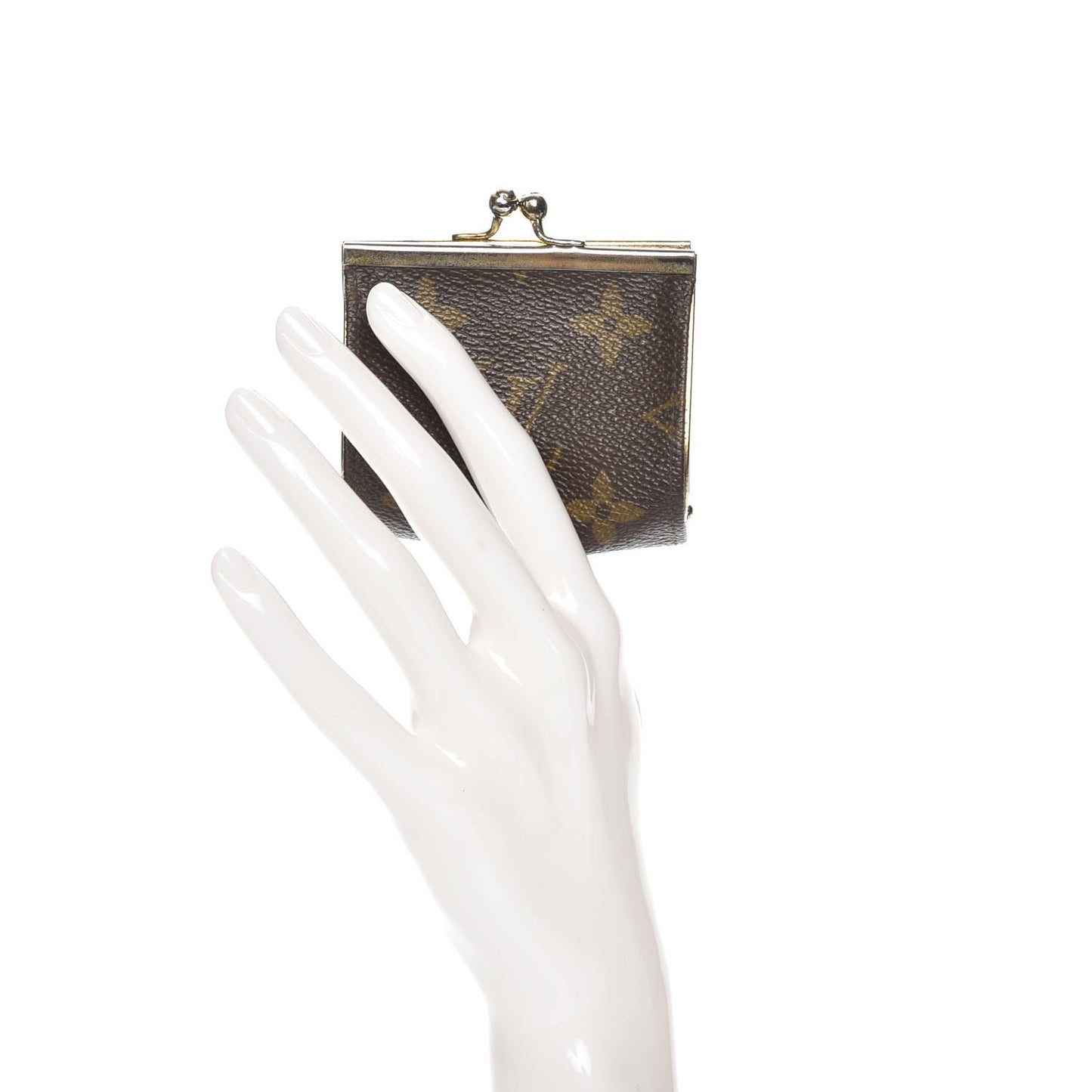 Monogram Mini Kiss Lock Coin Purse