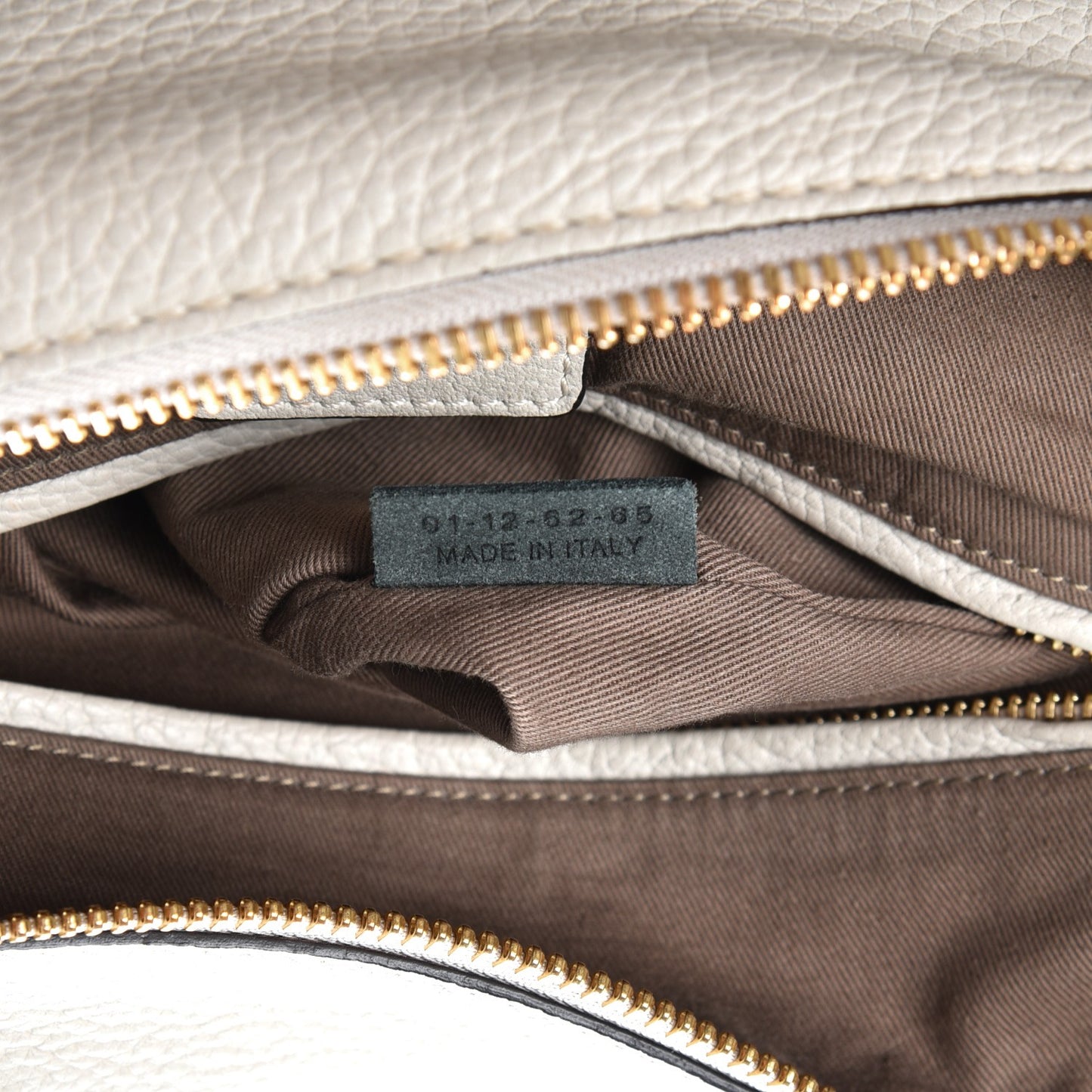 Calfskin Large Marcie Satchel Dove