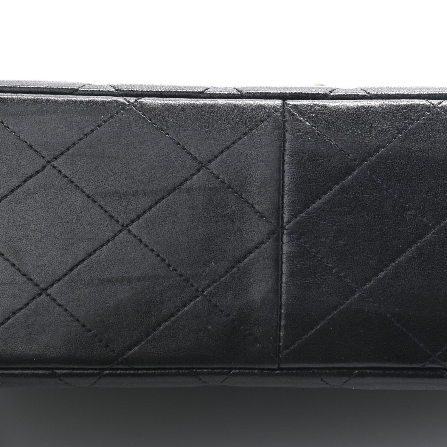 Chanel Lambskin Quilted XL Jumbo Single Flap Black 11 of 13