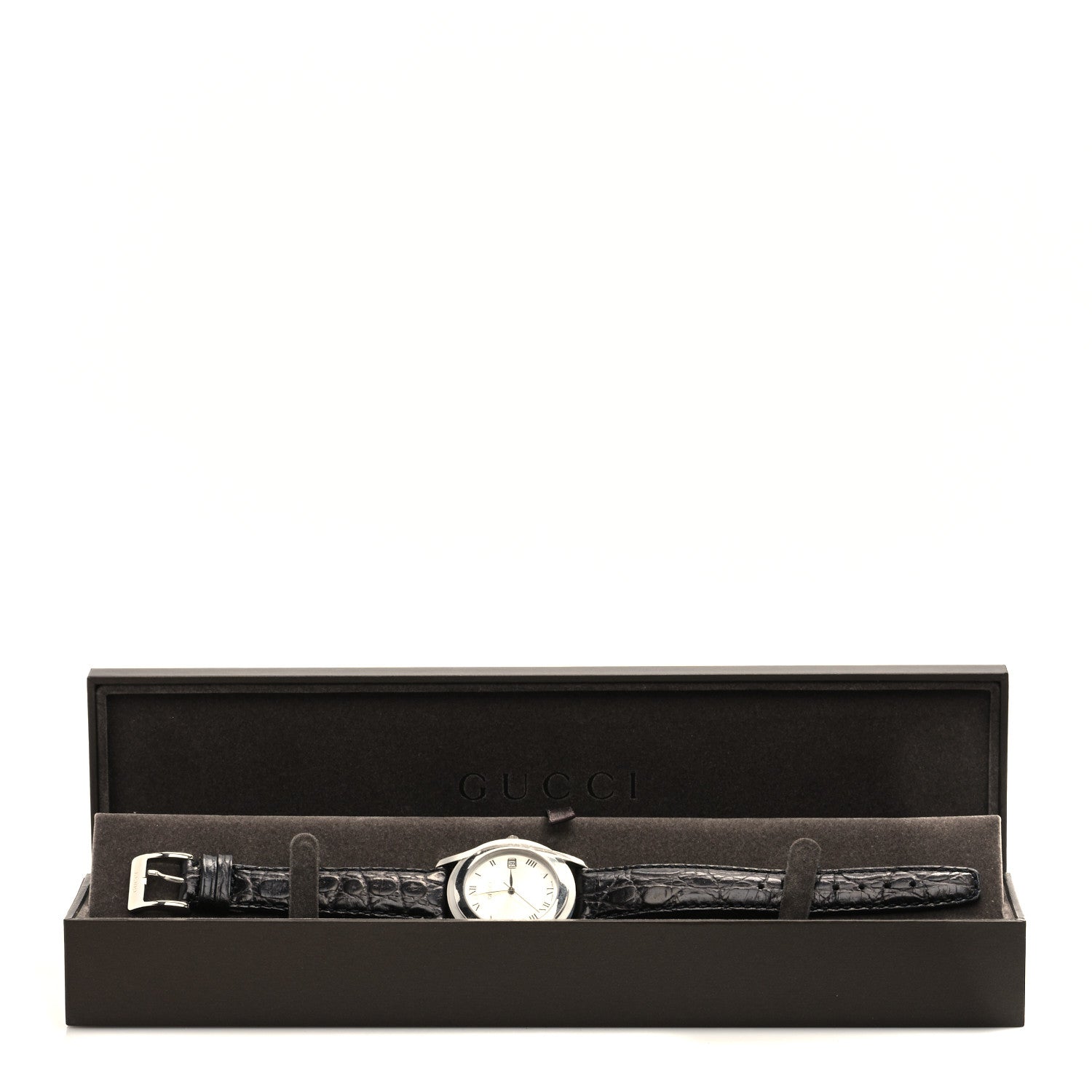 Gucci Stainless Steel Alligator 35mm 5500M Quartz Watch 5 of 5