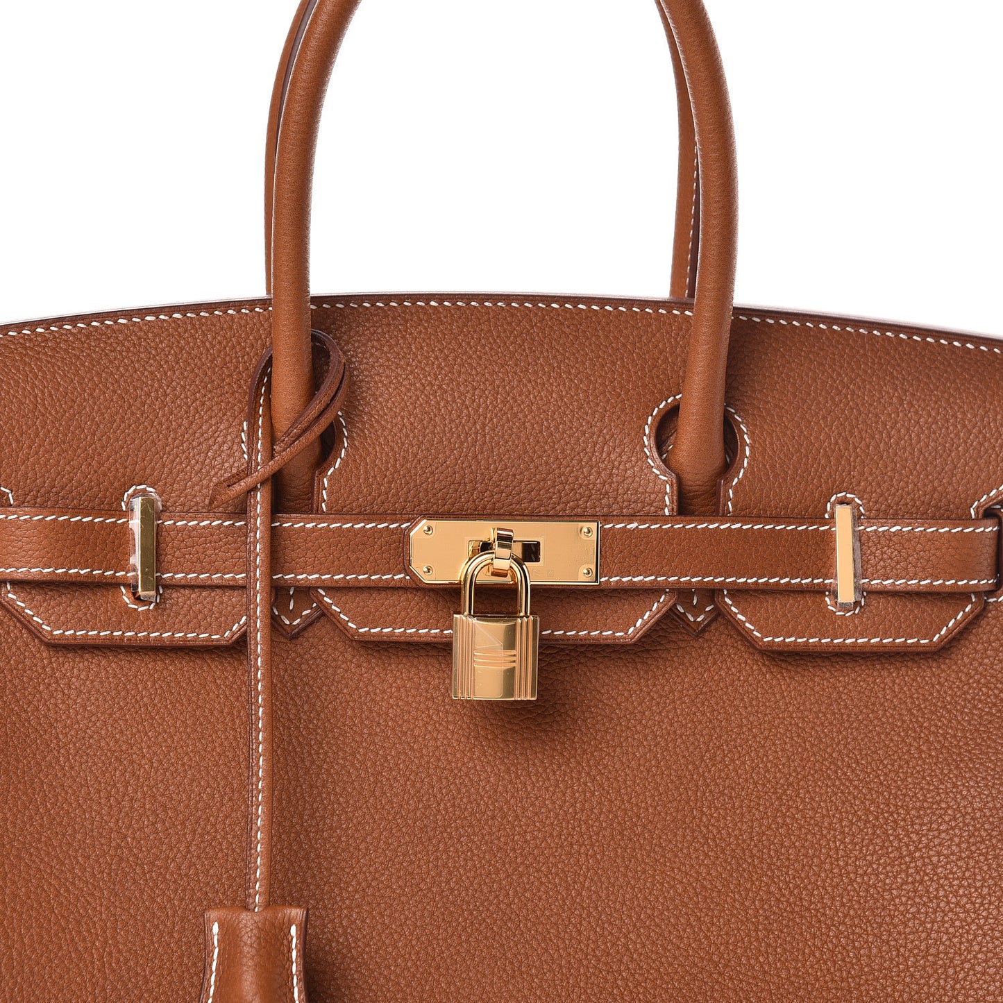 Natural Barenia Faubourg Birkin 30 Fauve