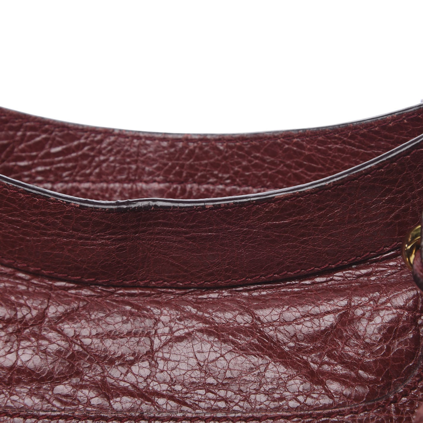 Agneau Giant 12 Gold Hardware City Rouge Cerise