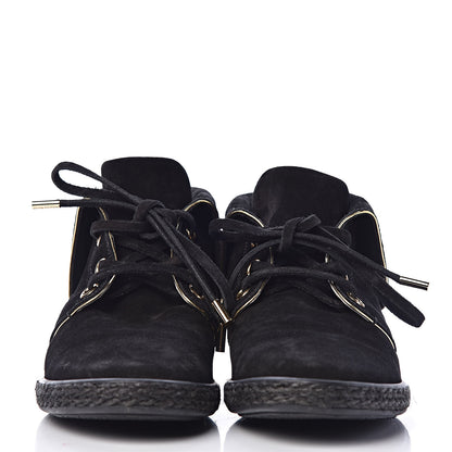 Louis Vuitton Suede Cape Sneaker Boots 36 Black 2 of 11
