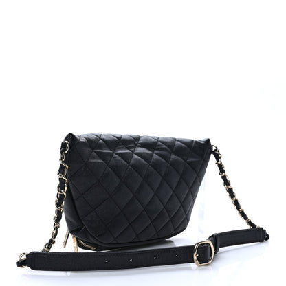 Chanel Caviar Quilted Business Affinity Waist Belt Bag Black 3 of 9