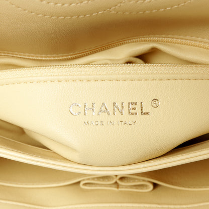 Chanel Lambskin Quilted Medium Trendy CC Flap Yellow 7 of 14