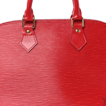 Louis Vuitton Epi Alma PM Castillan Red 8 of 13