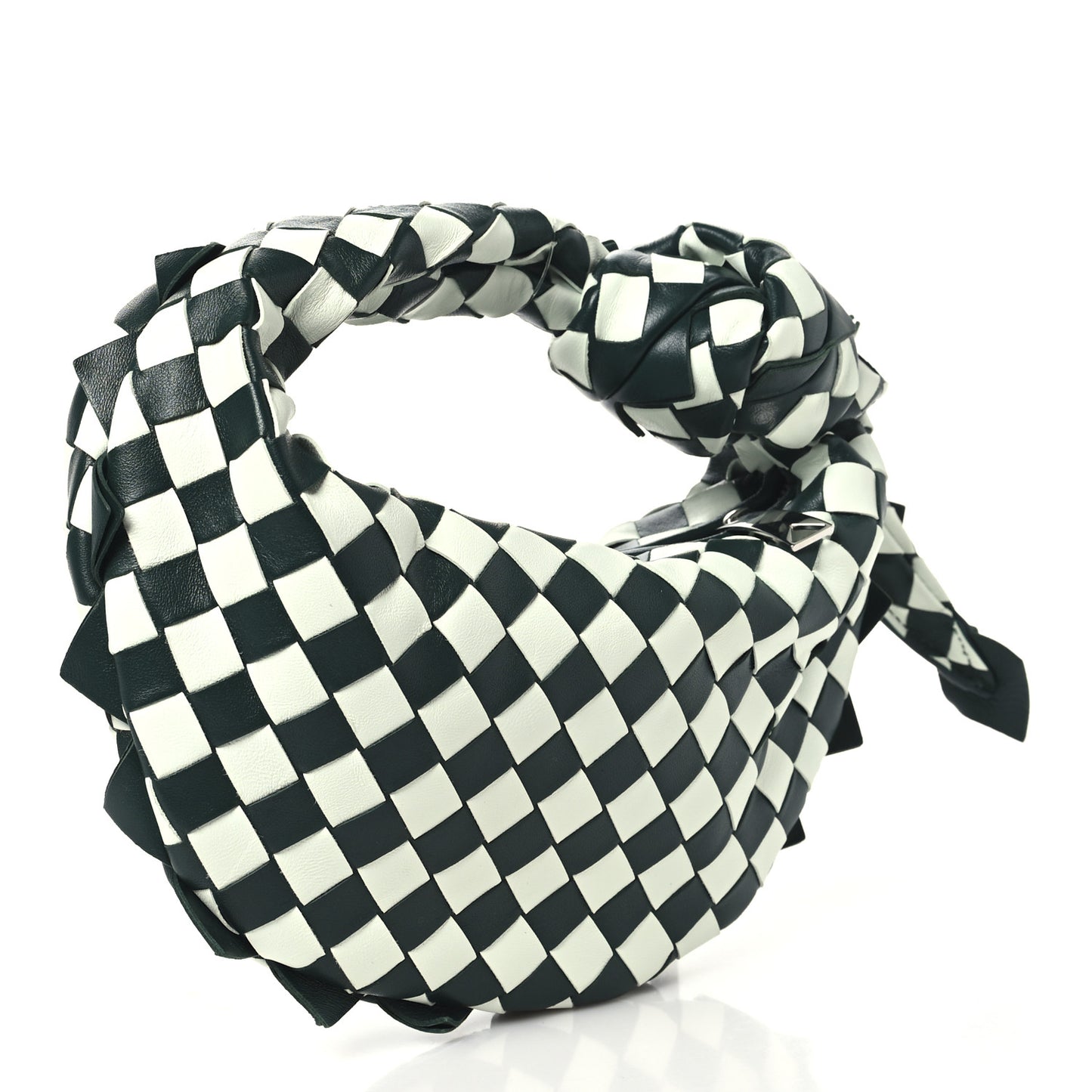 Nappa Intrecciato Mini Jodie Glacier Green
