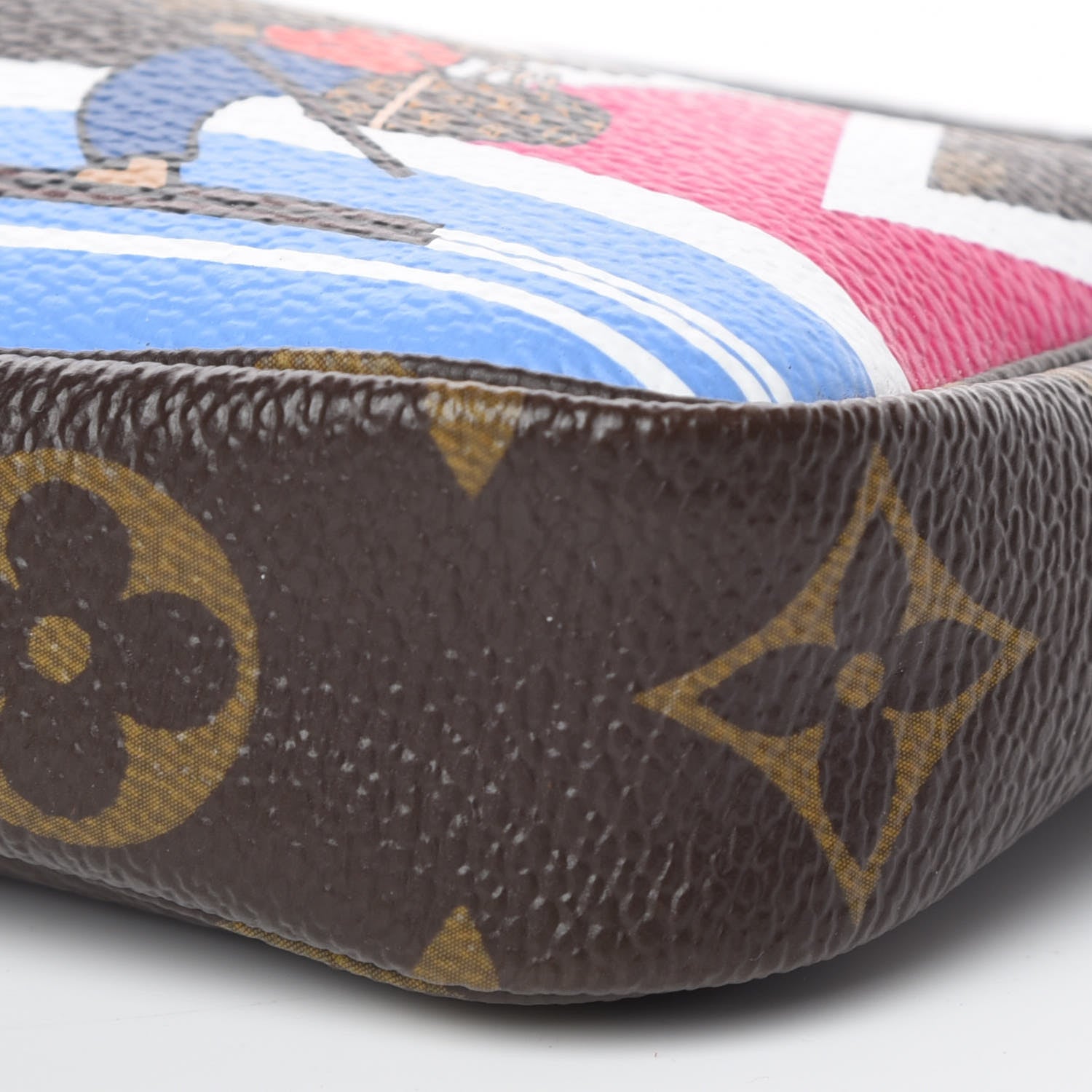 Louis Vuitton Monogram 2018 Christmas Animation Mini Bears Pochette Accessories 6 of 9
