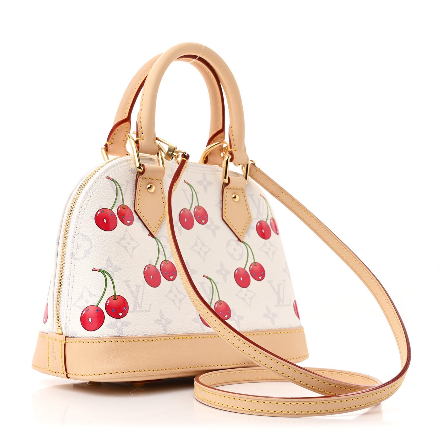 LV X TM Monogram Cerises Alma BB White