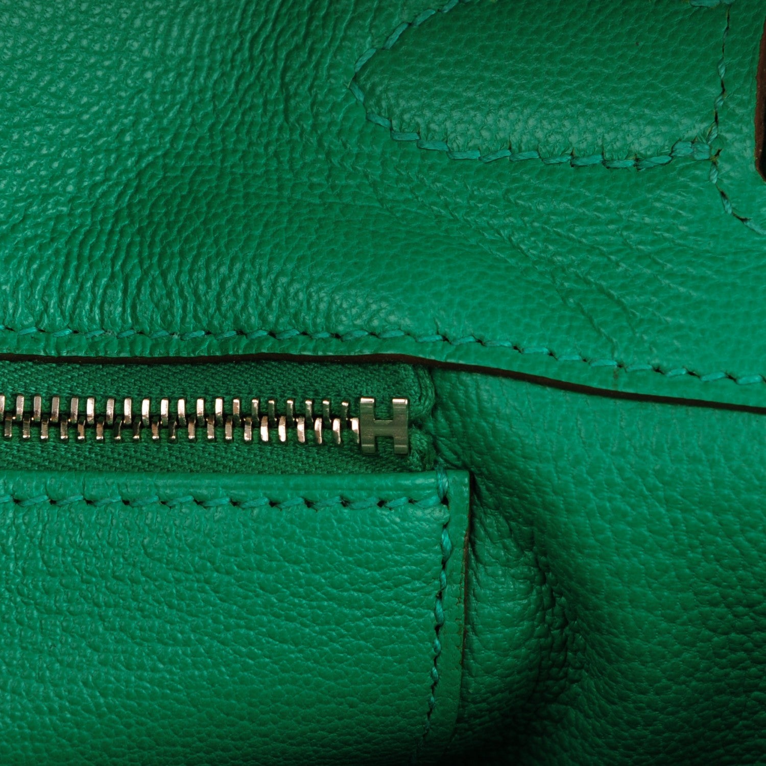 Hermes Taurillon Clemence Birkin 35 Menthe 25 of 28