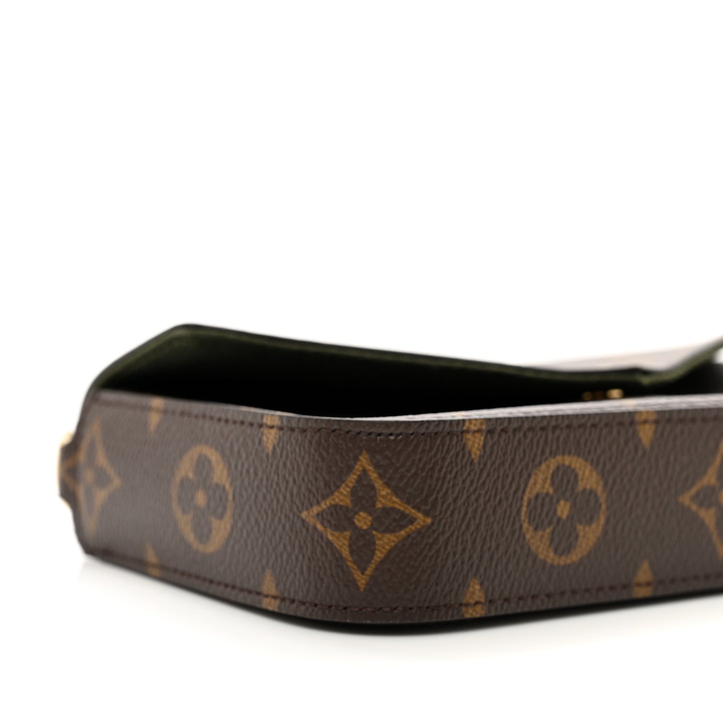 Monogram Felicie Strap & Go Kaki
