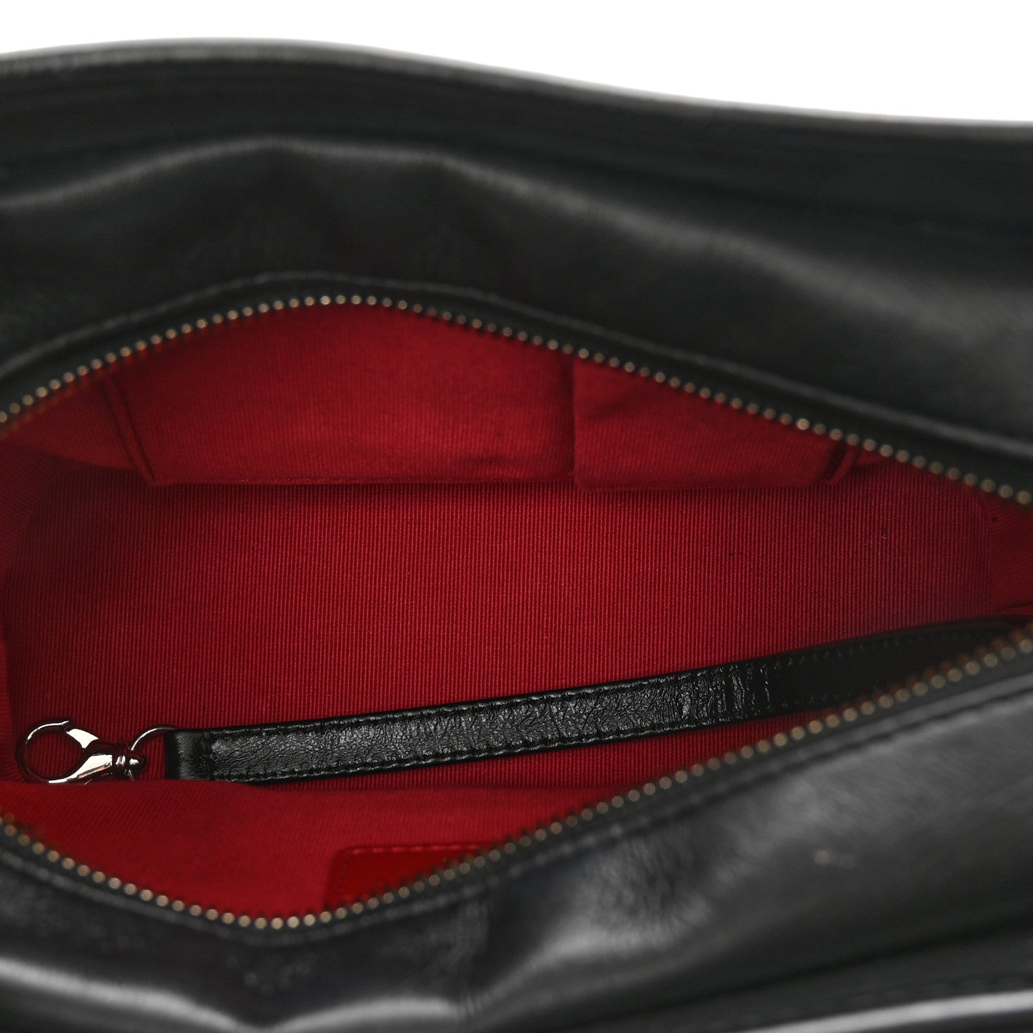 Chanel Aged Calfskin Quilted Small Gabrielle Hobo Black 6 of 13