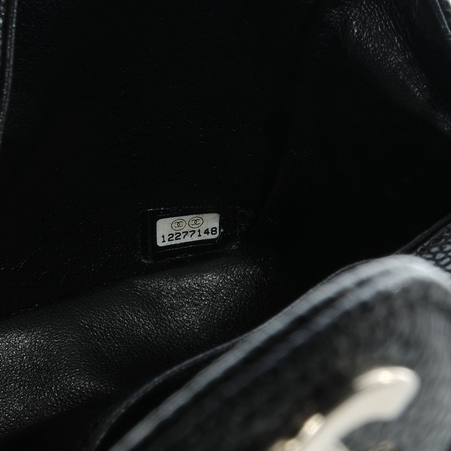 Chanel Caviar East West Flap Black 6 of 6