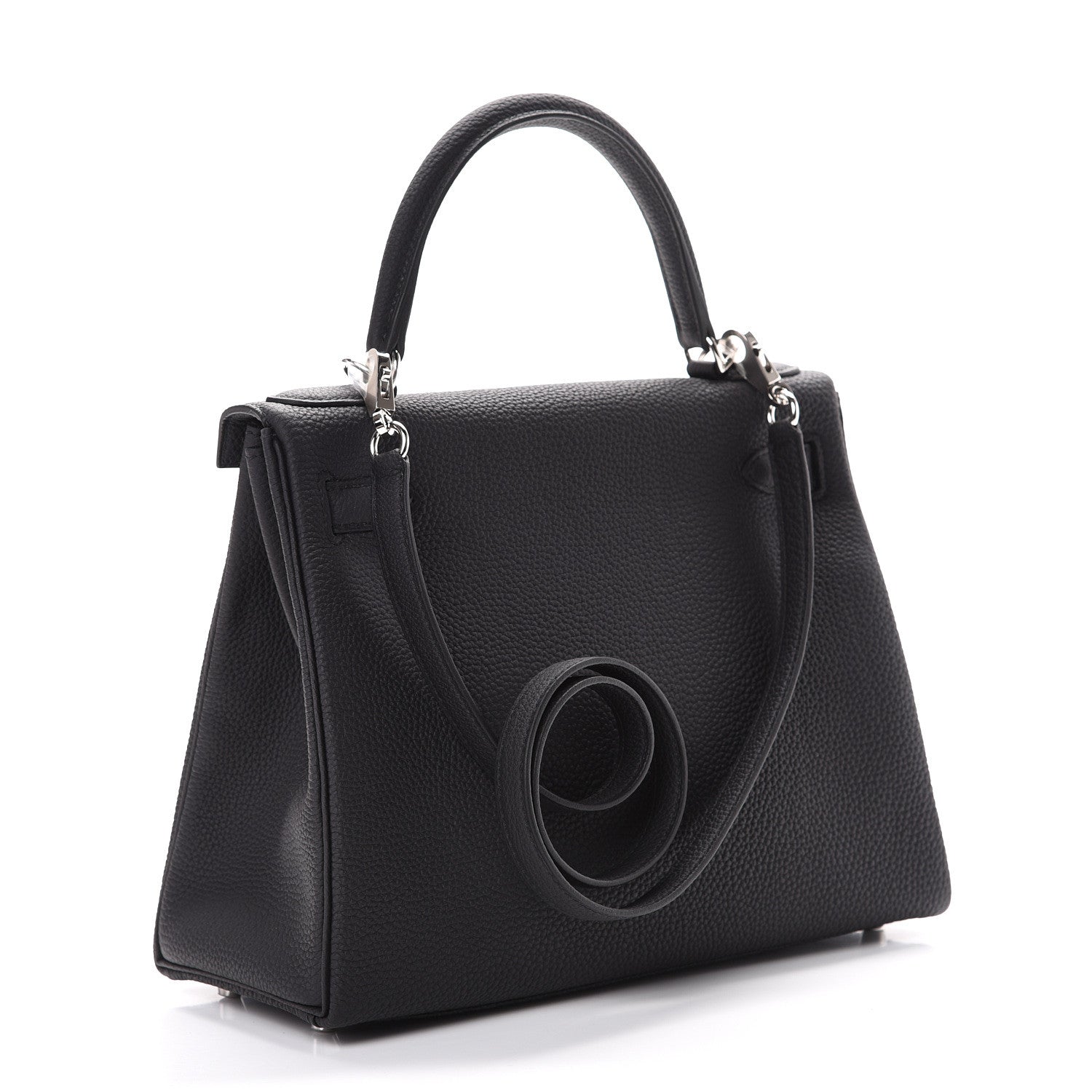 Hermes Togo Kelly Retourne 28 Black 2 of 10