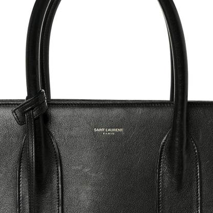 Saint Laurent Calfskin Large Sac De Jour Carryall Black 10 of 12